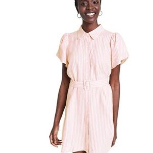 🌸 Alexis for Target Pink Striped Shirt Dress | Size S | NWT